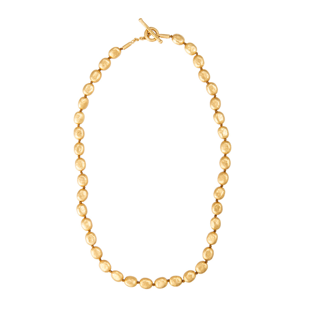 24K GOLD KNOTTED MINI ELEMENTS NECKLACE