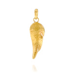 24K GOLD WING MICA PENDANT
