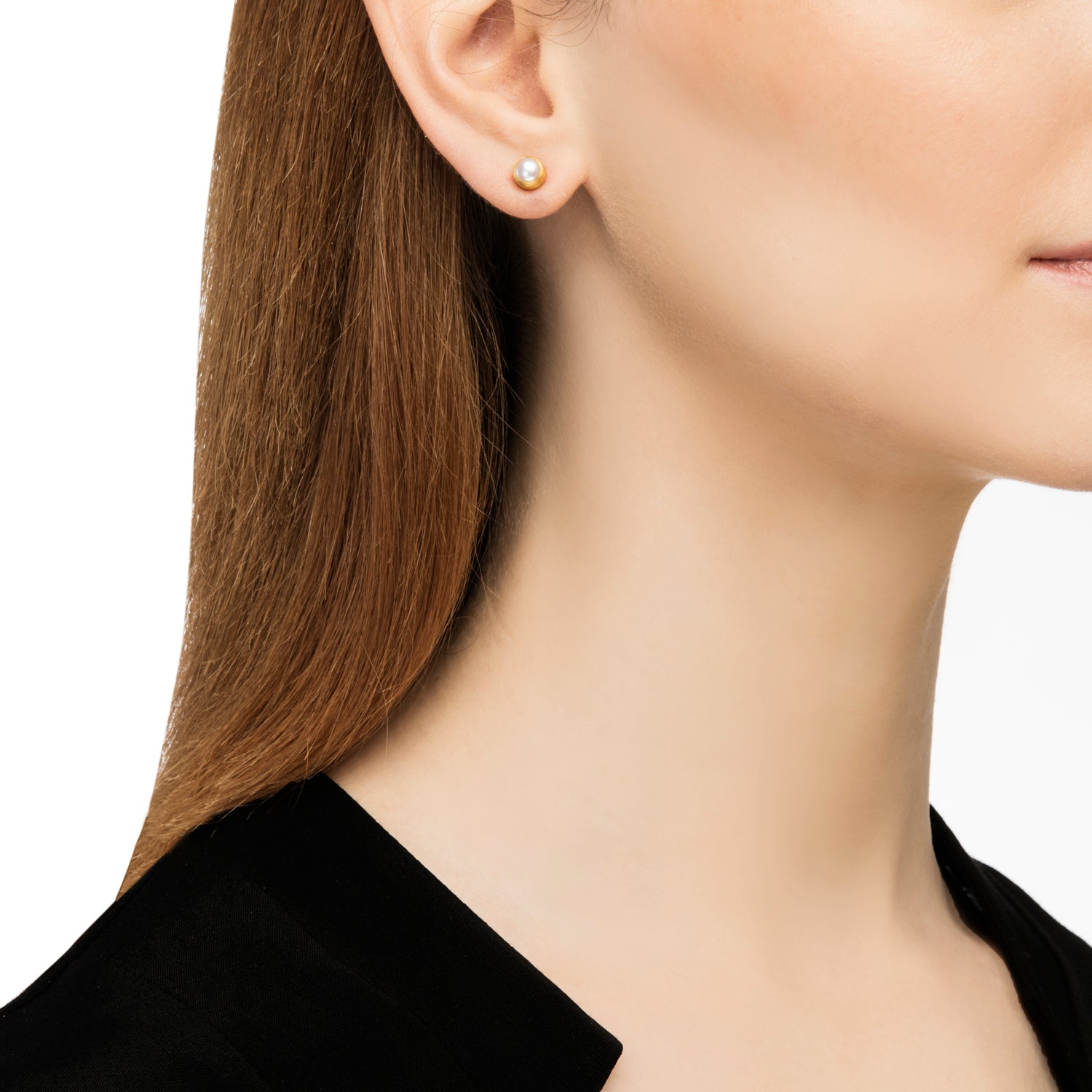 Pearls Earrings Gold Earrings 24k Earrings 24k Gold  Etsy in 2023  Pearl  earrings Gold pearl earrings 24k gold earrings