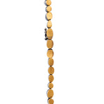 24K GOLD MULTI-COLOR SAPPHIRE CASCADE NECKLACE