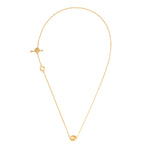 24K GOLD BEAD ROXANNE NECKLACE