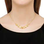 24K GOLD NUGGETS ROXANNE NECKLACE