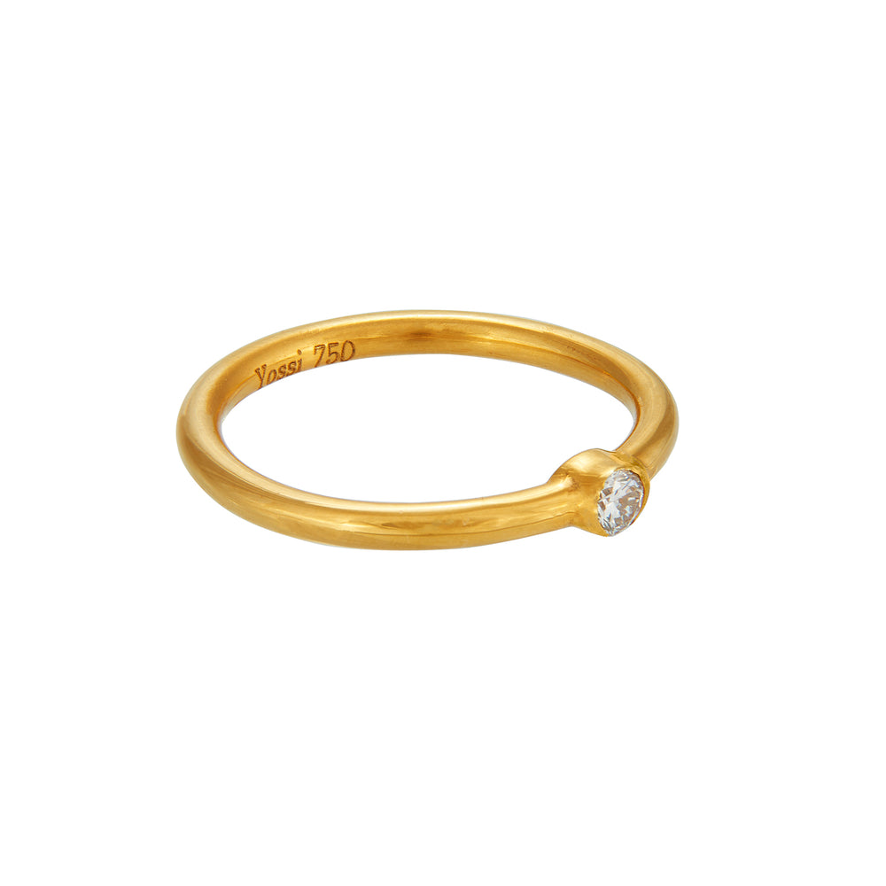 18K GOLD DIAMOND JANE STACK RING