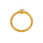 18K GOLD S ROUND DIAMOND JANE STACK RING