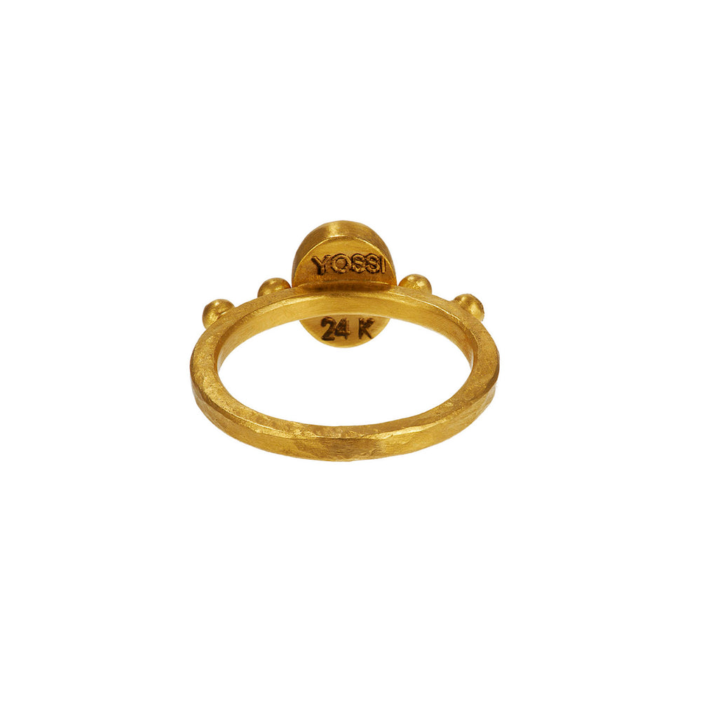 24k Pure Gold 1st Birthday Ring - Rims Fine Jewelry