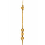 24K GOLD MULTI-ELEMENT BAMBOO WRAP NECKLACE