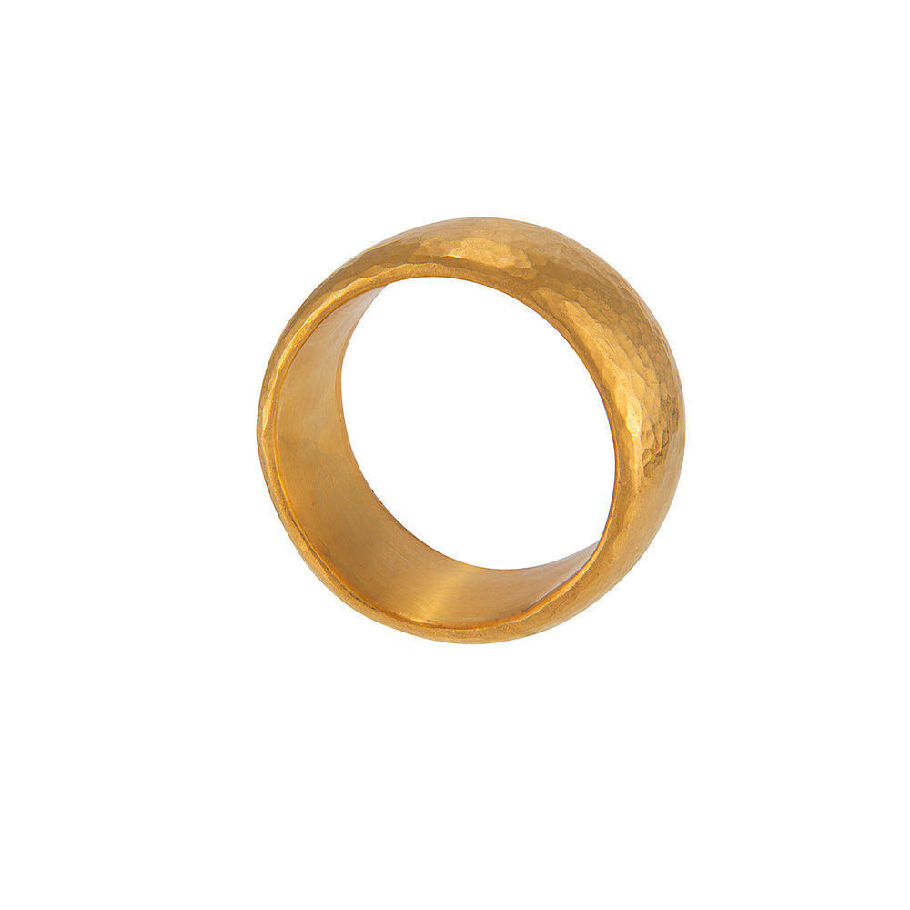 VERMEIL WIDE BAND RING